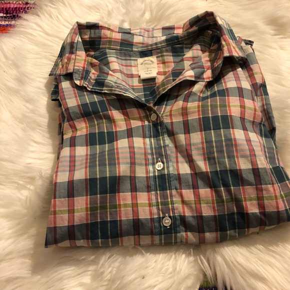 J crew plaid button up shirt - Picture 2 of 7